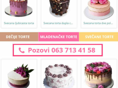 Kolači torte Novi Sad