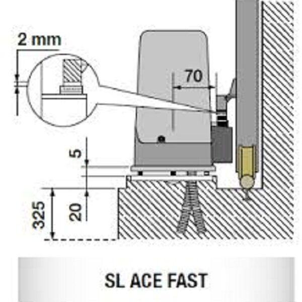 Cardin SL Ace Fast - Motor za kliznu kapiju - Dracom