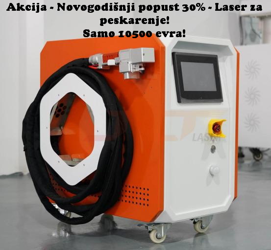 NOVOGODISNJA AKCIJA - popust 30% od 15.12 do 15.01 2025.- Laser za peskarenje!