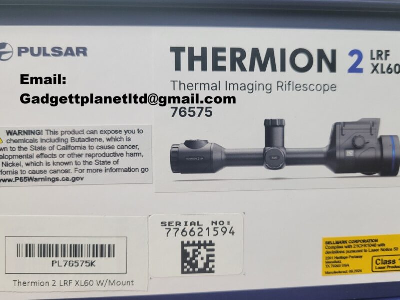 Pulsar THERMION 2 LRF XL60 , THERMION 2 LRF XL50 , THERMION 2 LRF XP50 PRO, Thermion 2 LRF XP60, Thermion 2 LRF XG60 , THERMION 2 LRF XG50,  Thermion 2 XP50 Pro, Pulsar Thermion Duo DXP50  , PULSAR TRAIL 2 LRF XP50