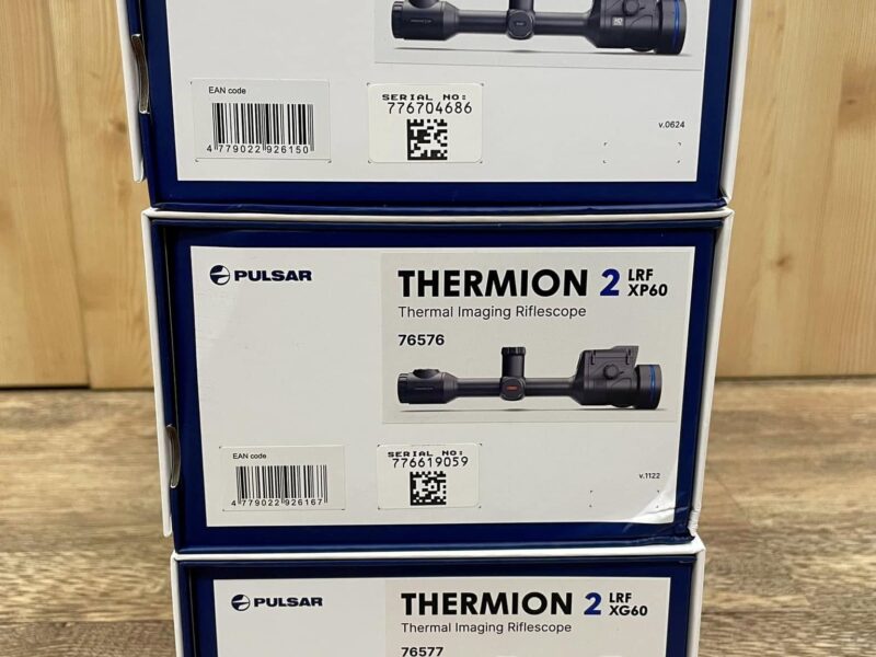 Pulsar THERMION 2 LRF XL60 , THERMION 2 LRF XL50 , THERMION 2 LRF XP50 PRO, Thermion 2 LRF XP60, Thermion 2 LRF XG60 , THERMION 2 LRF XG50,  Thermion 2 XP50 Pro, Pulsar Thermion Duo DXP50  , PULSAR TRAIL 2 LRF XP50