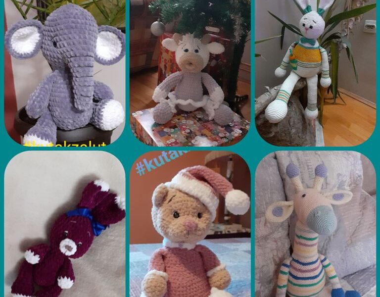 Ručno rađene heklane igračke po porudžbini