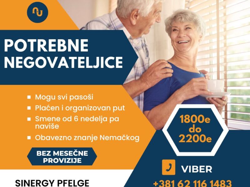 Posao za negovateljice u Nemačkoj