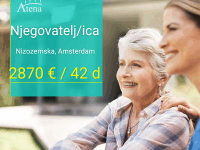 Traži se njegovatelj/ica za dugoročnu skrb u Amsterdamu, Nizozemska