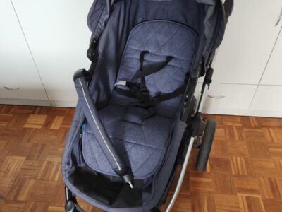 Chipolino Dečija kolica-Kolica za Bebe 2u1 Fama Graphite - Odlično Očuvana!