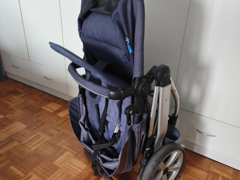 Chipolino Dečija kolica-Kolica za Bebe 2u1 Fama Graphite - Odlično Očuvana!