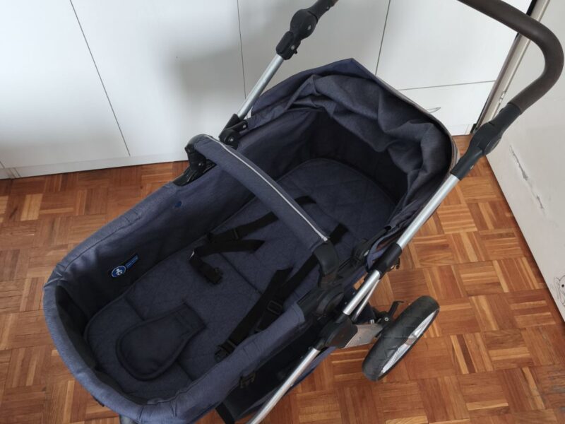 Chipolino Dečija kolica-Kolica za Bebe 2u1 Fama Graphite - Odlično Očuvana!