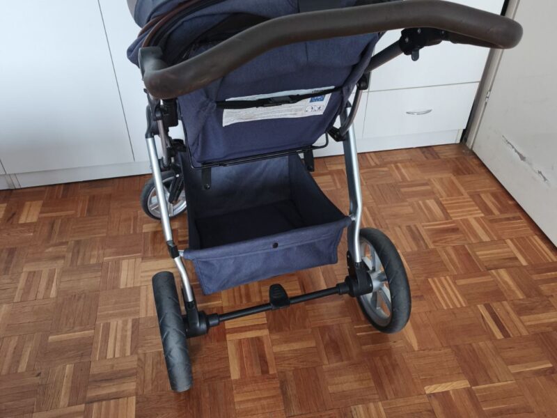 Chipolino Dečija kolica-Kolica za Bebe 2u1 Fama Graphite - Odlično Očuvana!