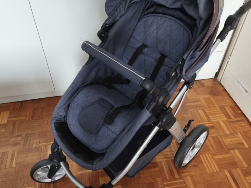 Chipolino Dečija kolica-Kolica za Bebe 2u1 Fama Graphite - Odlično Očuvana!