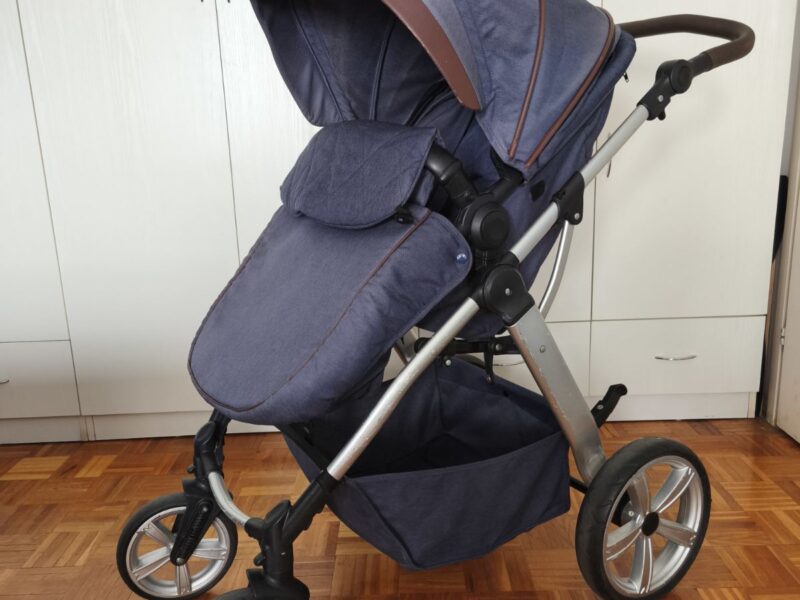 Chipolino Dečija kolica-Kolica za Bebe 2u1 Fama Graphite - Odlično Očuvana!