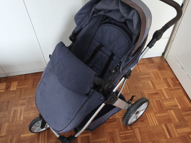 Chipolino Dečija kolica-Kolica za Bebe 2u1 Fama Graphite - Odlično Očuvana!