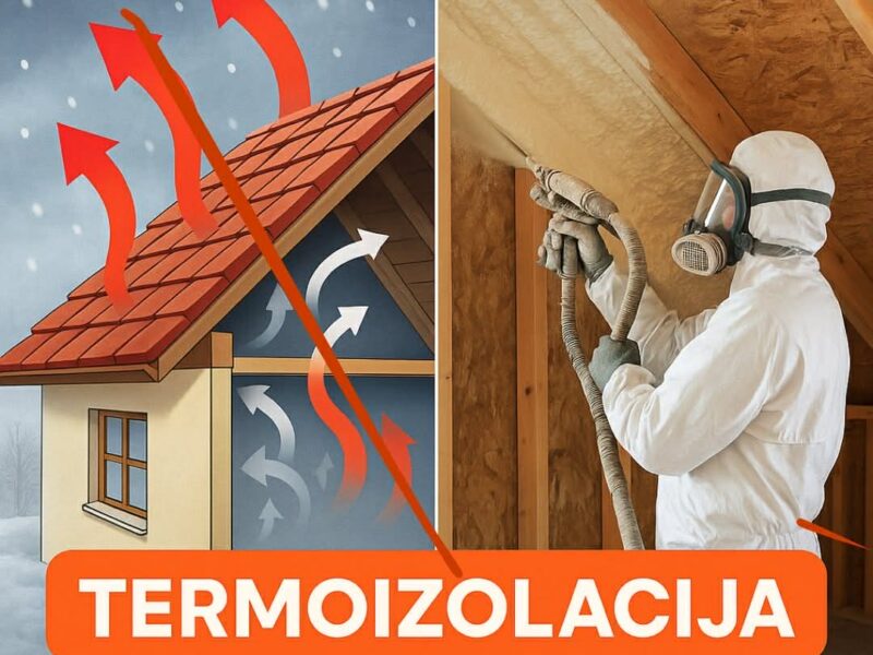 Termoizolacija poliuretanska (kanadska) pena