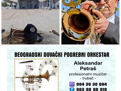 Solo truba, violina, harmonika, crkveni hor orkestar za sahrane pogrebe