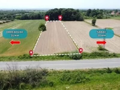 Prodaja građevinskog zemljista na magistralnom putu Beograd-Obrenovac-Šabac