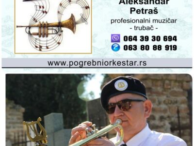 Solo truba, violina, harmonika, crkveni hor orkestar za sahrane pogrebe