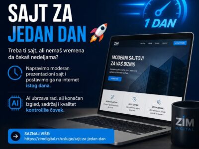 SAJT ZA JEDAN DAN