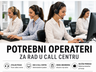 Potrebni operateri za rad u call centru