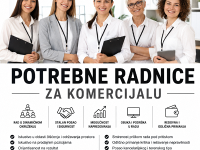 Potrebne radnice za komercijalu
