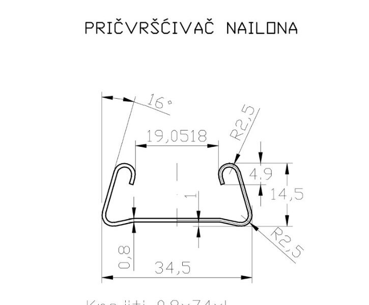 Klipsa-Držači za najlon